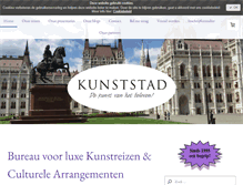 Tablet Screenshot of kunststad.nl